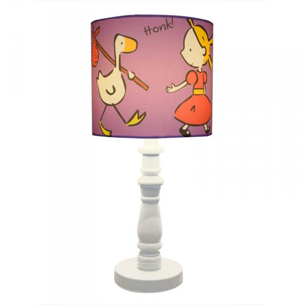 Off For A Walk lampshade design